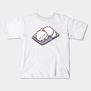 Dreamy Cat Nap Kids T-Shirt